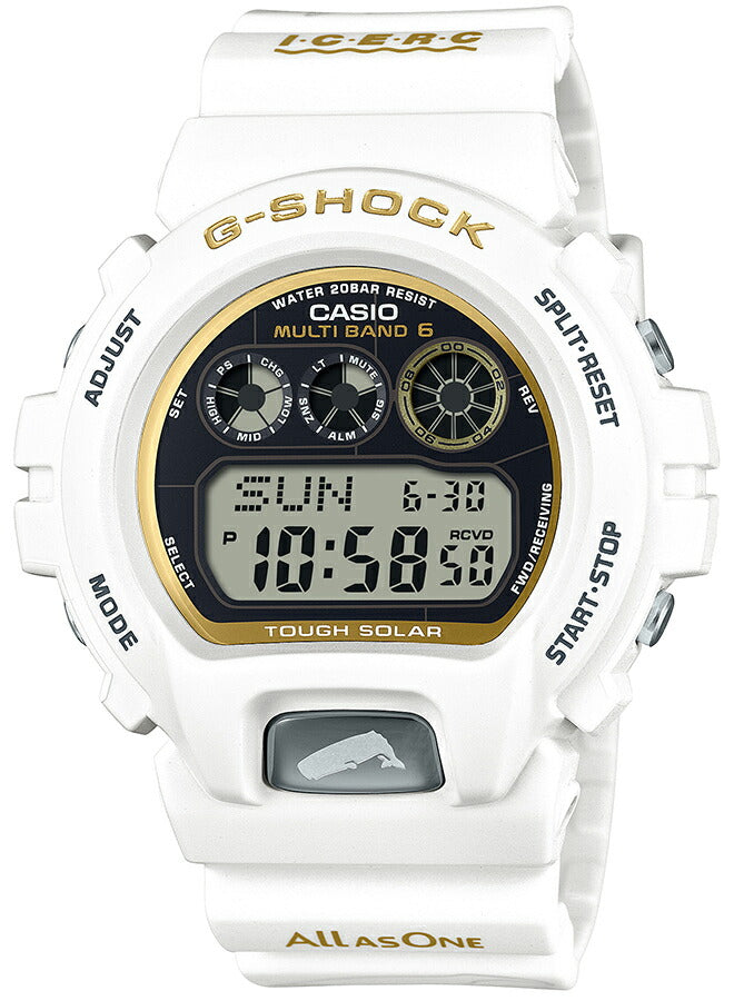 G-SHOCK アイサーチ・ジャパン コラボレーションモデル 2024 GW-6904K-7JR メンズ 腕時計 電波ソーラー デジタル 樹脂バンド 国内正規品 カシオ イルクジ