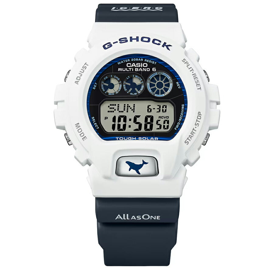 G-SHOCK アイサーチ・ジャパン コラボレーションモデル 2025 ザトウクジラ GW-6905K-7AJR メンズ 電波ソーラー デジタル 樹脂バンド イルクジ