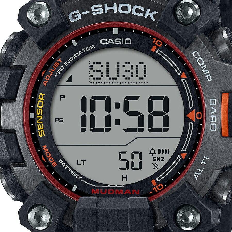 G-SHOCK マッドマン エマージェンシーカラー GW-9500MEC-1JF メンズ 腕時計 電波ソーラー デジタル トリプルセンサー 国内正規品 カシオ MASTER OF G