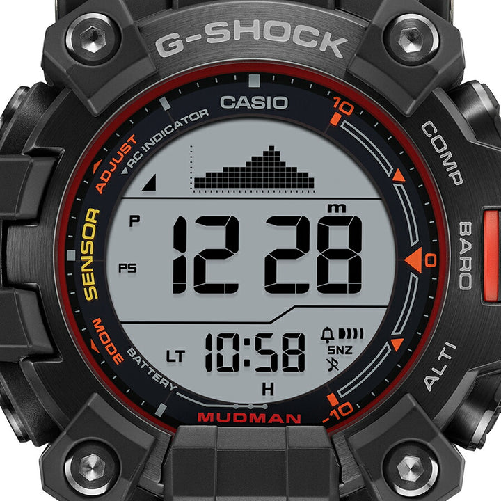 G-SHOCK マッドマン エマージェンシーカラー GW-9500MEC-1JF メンズ 腕時計 電波ソーラー デジタル トリプルセンサー 国内正規品 カシオ MASTER OF G