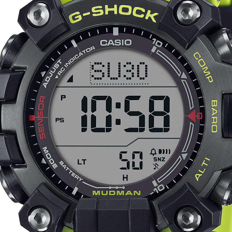 G-SHOCK マッドマン レスキューイエロー GW-9500MRY-1A9JF メンズ 腕時計 電波ソーラー デジタル トリプルセンサー 国内正規品 カシオ MASTER OF G