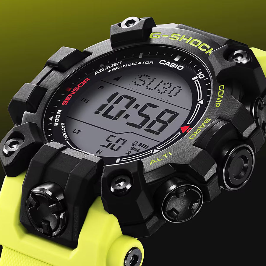 G-SHOCK マッドマン レスキューイエロー GW-9500MRY-1A9JF メンズ 腕時計 電波ソーラー デジタル トリプルセンサー 国内正規品 カシオ MASTER OF G