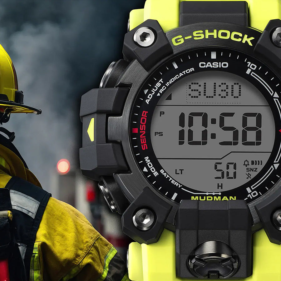 G-SHOCK マッドマン レスキューイエロー GW-9500MRY-1A9JF メンズ 腕時計 電波ソーラー デジタル トリプルセンサー 国内正規品 カシオ MASTER OF G