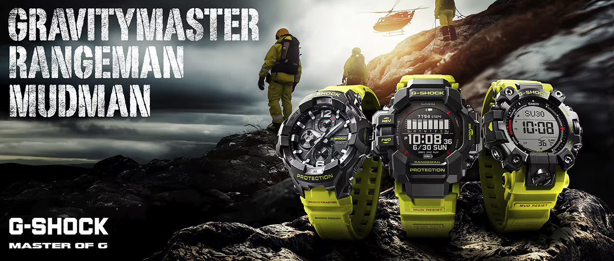 G-SHOCK マッドマン レスキューイエロー GW-9500MRY-1A9JF メンズ 電波ソーラー デジタル トリプルセンサー MASTER OF G