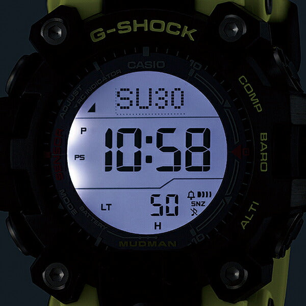 G-SHOCK マッドマン レスキューイエロー GW-9500MRY-1A9JF メンズ 腕時計 電波ソーラー デジタル トリプルセンサー 国内正規品 カシオ MASTER OF G