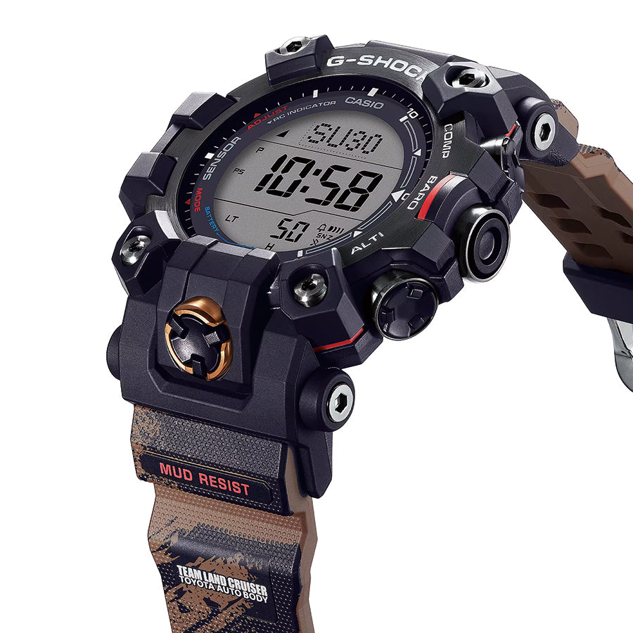 G-SHOCK マッドマン TEAM LAND CRUISER TOYOTA AUTO BODY コラボレーションモデル GW-9500TLC-1JR メンズ 腕時計 電波ソーラー デジタル 樹脂バンド 国内正規品 カシオ