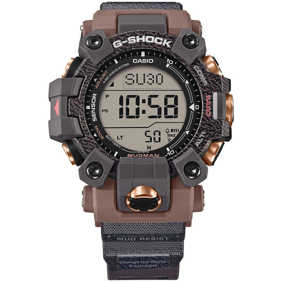 G-SHOCK マッドマン EARTHWATCH コラボレーションモデル 2025 カバ GW-9502KJ-8JR メンズ ソーラー 電波 デジタル