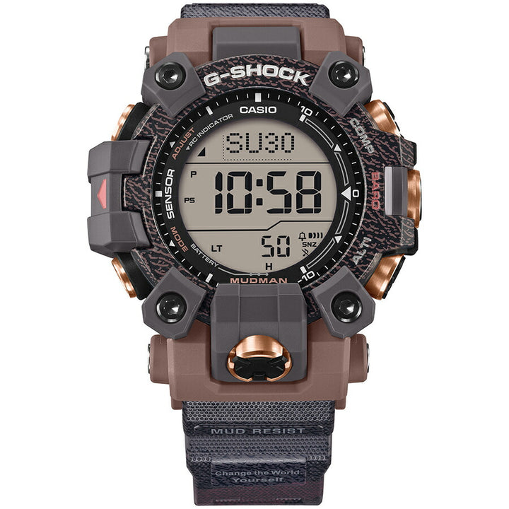 G-SHOCK マッドマン EARTHWATCH コラボレーションモデル 2025 カバ GW-9502KJ-8JR メンズ ソーラー 電波 デジタル