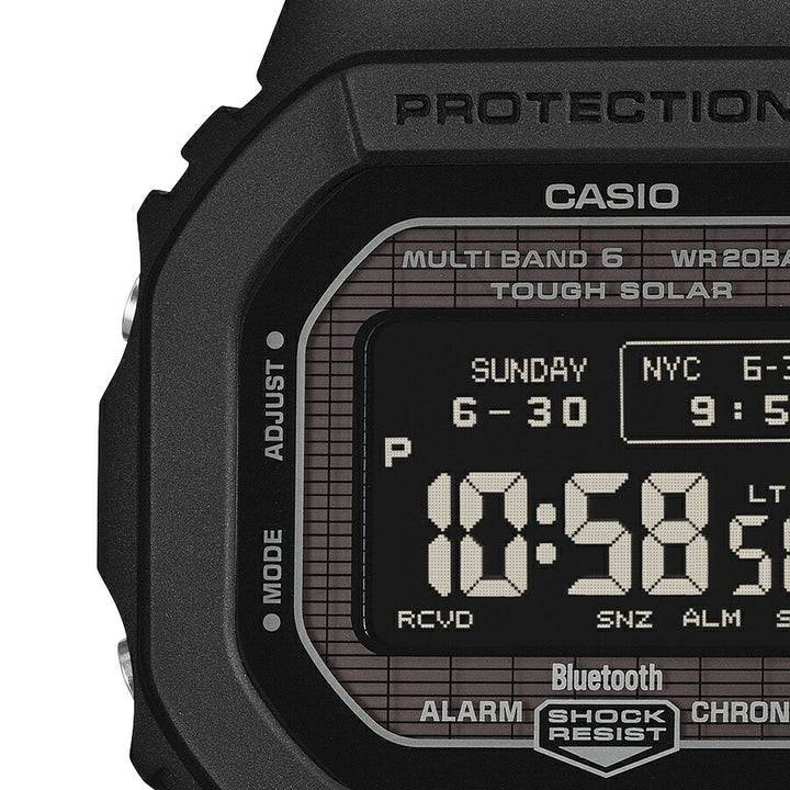 G-SHOCK 5600シリーズ MIP液晶モデル GW-BX5600-1A1JF メンズ 電波ソーラー Bluetooth デジタル スクエア 樹脂バンド 反転液晶