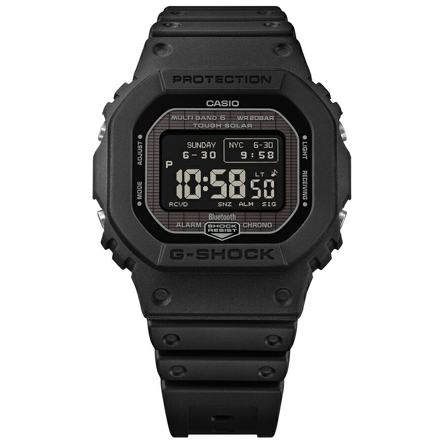 G-SHOCK 5600シリーズ MIP液晶モデル GW-BX5600-1A1JF メンズ 電波ソーラー Bluetooth デジタル スクエア 樹脂バンド 反転液晶