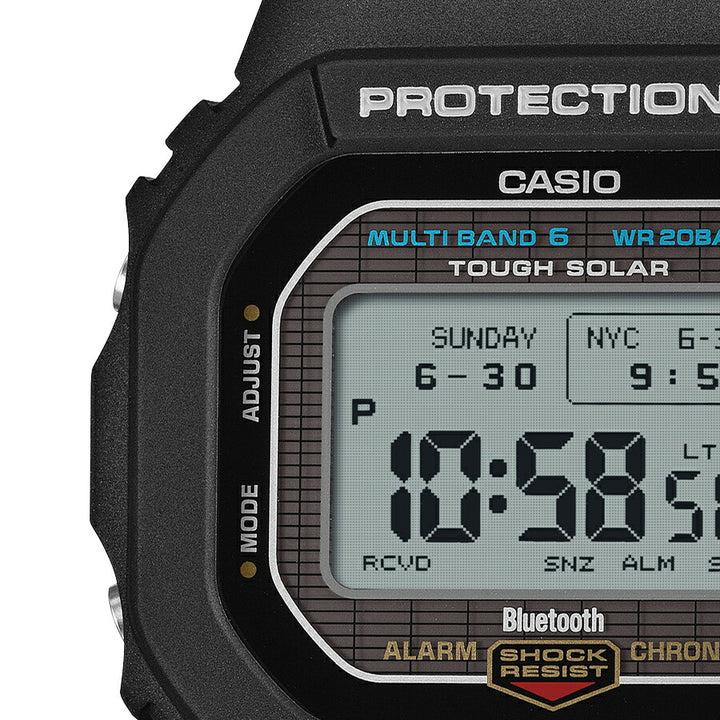 G-SHOCK 5600シリーズ MIP液晶モデル GW-BX5600-1JF メンズ 電波ソーラー Bluetooth デジタル スクエア 樹脂バンド