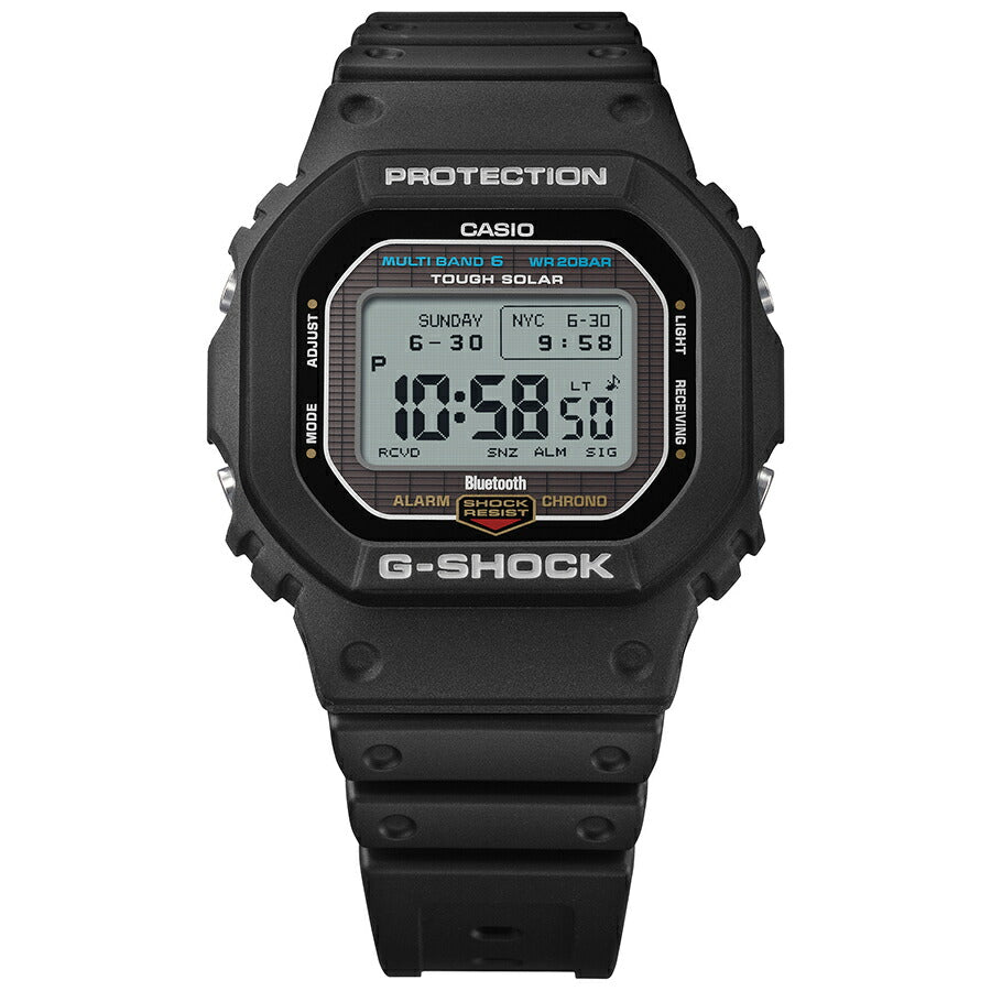 G-SHOCK 5600シリーズ MIP液晶モデル GW-BX5600-1JF メンズ 電波ソーラー Bluetooth デジタル スクエア 樹脂バンド