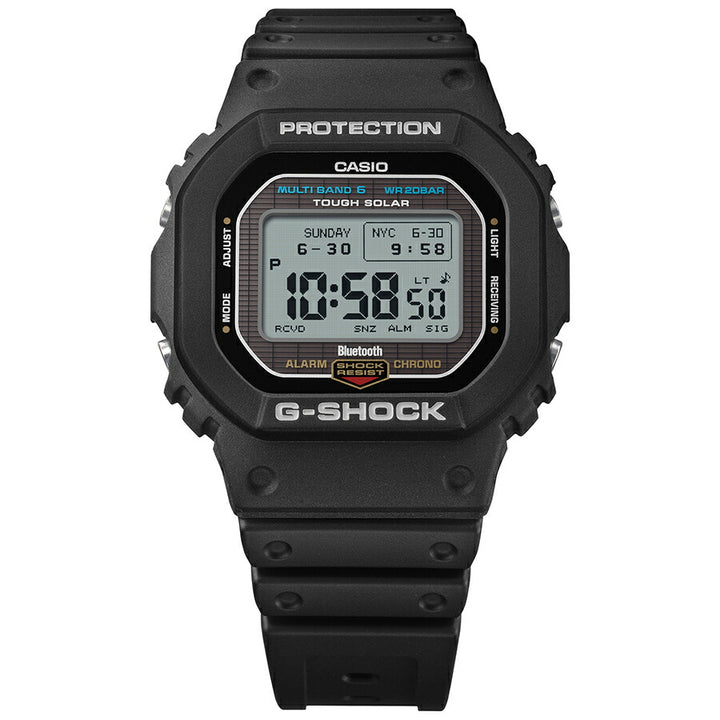 G-SHOCK 5600シリーズ MIP液晶モデル GW-BX5600-1JF メンズ 電波ソーラー Bluetooth デジタル スクエア 樹脂バンド