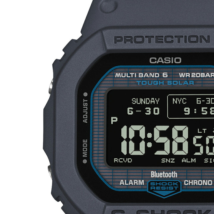 G-SHOCK 5600シリーズ 廃漁網リサイクル クロスバンド GW-BX5600CBG-2JR メンズ 電波ソーラー Bluetooth デジタル スクエア MIP液晶