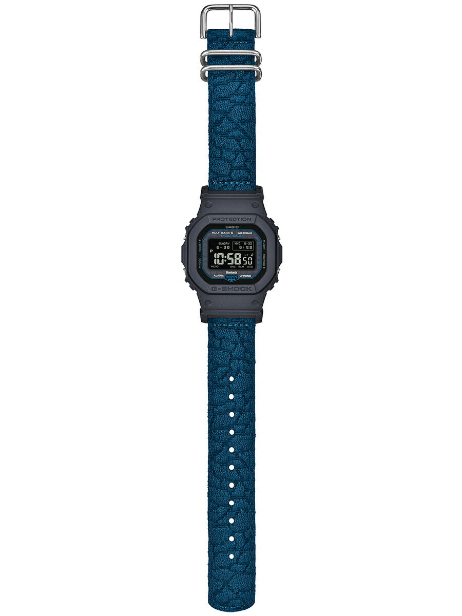 G-SHOCK 5600シリーズ 廃漁網リサイクル クロスバンド GW-BX5600CBG-2JR メンズ 電波ソーラー Bluetooth デジタル スクエア MIP液晶