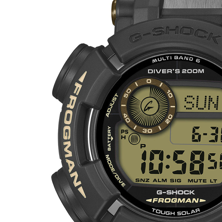 G-SHOCK フロッグマン タンカラーアクセント GWF-D1000BC-1JF メンズ 電波ソーラー デジタル コンポジットバンド ブラック 日本製