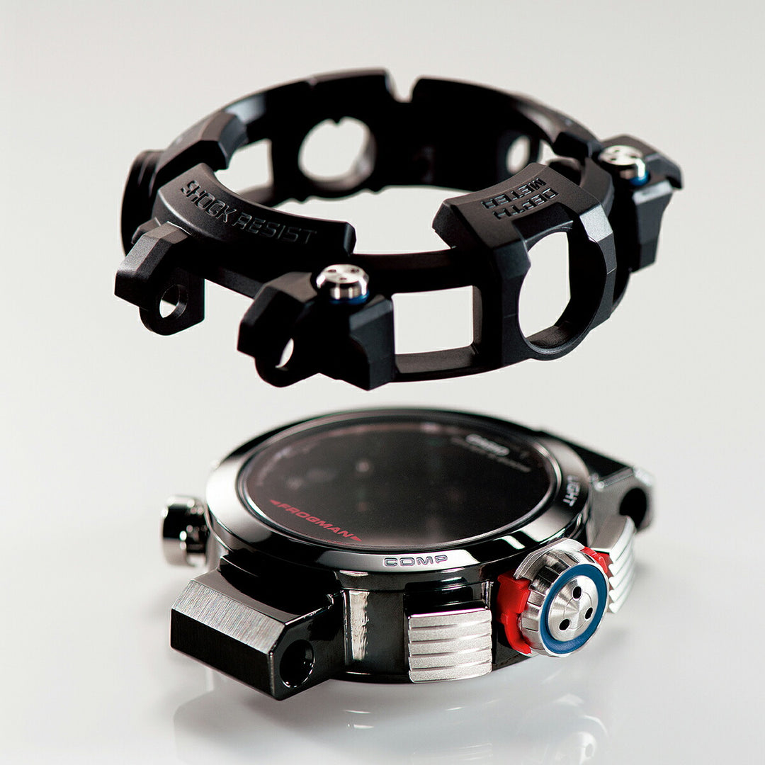 G-SHOCK フロッグマン タンカラーアクセント GWF-D1000BC-1JF メンズ 電波ソーラー デジタル コンポジットバンド ブラック 日本製