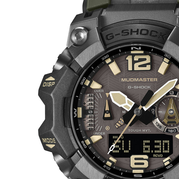 G-SHOCK マッドマスター タンカラーアクセント GWG-B1000-1A3JF メンズ 電波ソーラー Bluetooth アナデジ 樹脂バンド 反転液晶 日本製