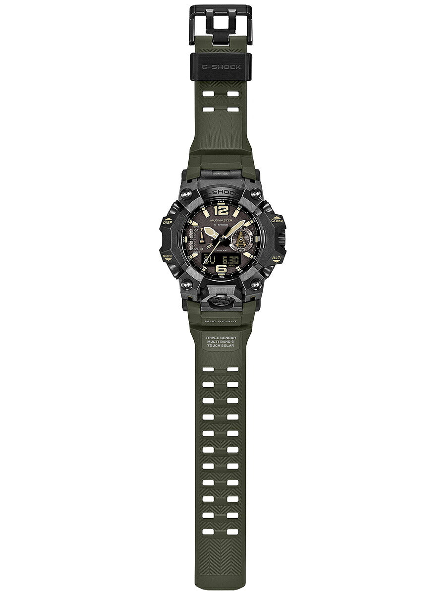 G-SHOCK マッドマスター タンカラーアクセント GWG-B1000-1A3JF メンズ 電波ソーラー Bluetooth アナデジ 樹脂バンド 反転液晶 日本製