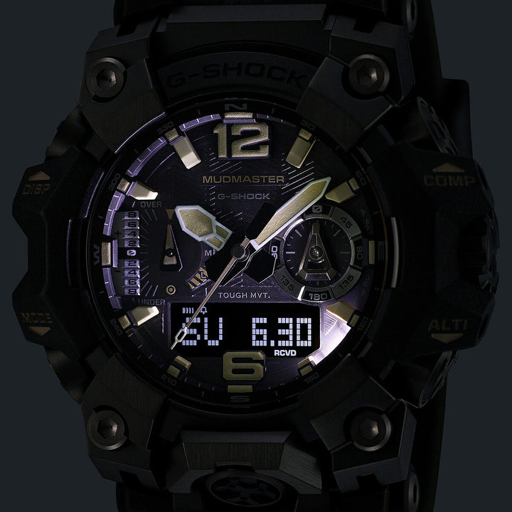 G-SHOCK マッドマスター タンカラーアクセント GWG-B1000-1A3JF メンズ 電波ソーラー Bluetooth アナデジ 樹脂バンド 反転液晶 日本製