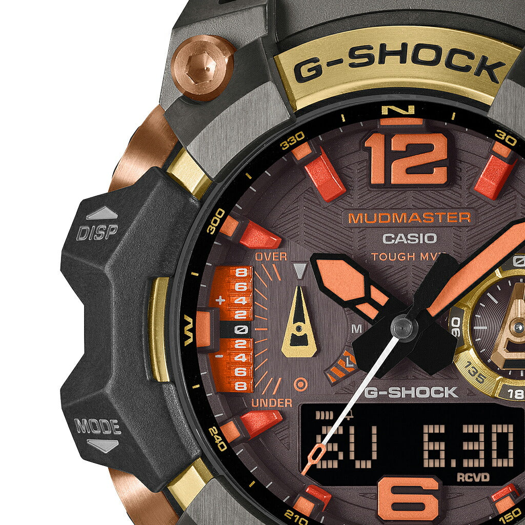 G-SHOCK マッドマスター マグマ ゴールド GWG-B1000MG-1A9JR メンズ 電波ソーラー Bluetooth アナデジ 樹脂バンド 反転液晶 日本製