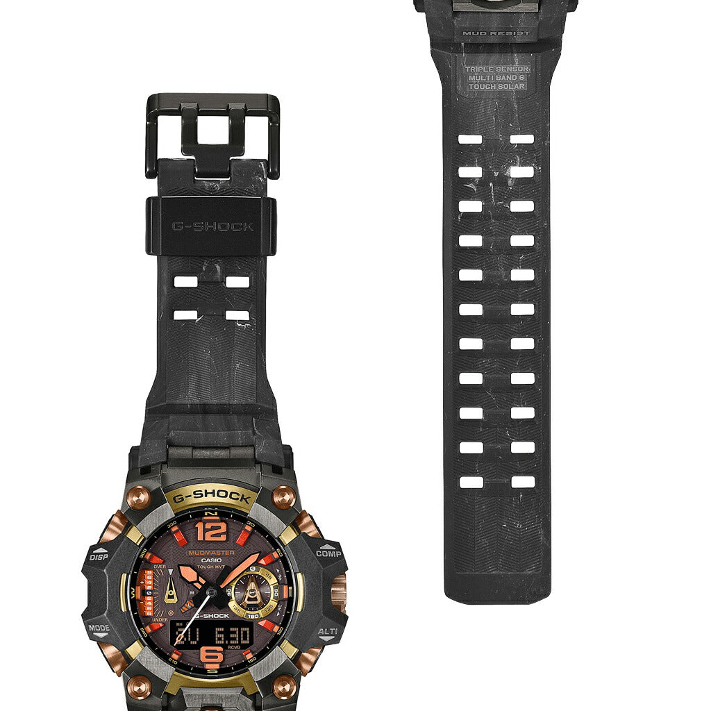 G-SHOCK マッドマスター マグマ ゴールド GWG-B1000MG-1A9JR メンズ 電波ソーラー Bluetooth アナデジ 樹脂バンド 反転液晶 日本製