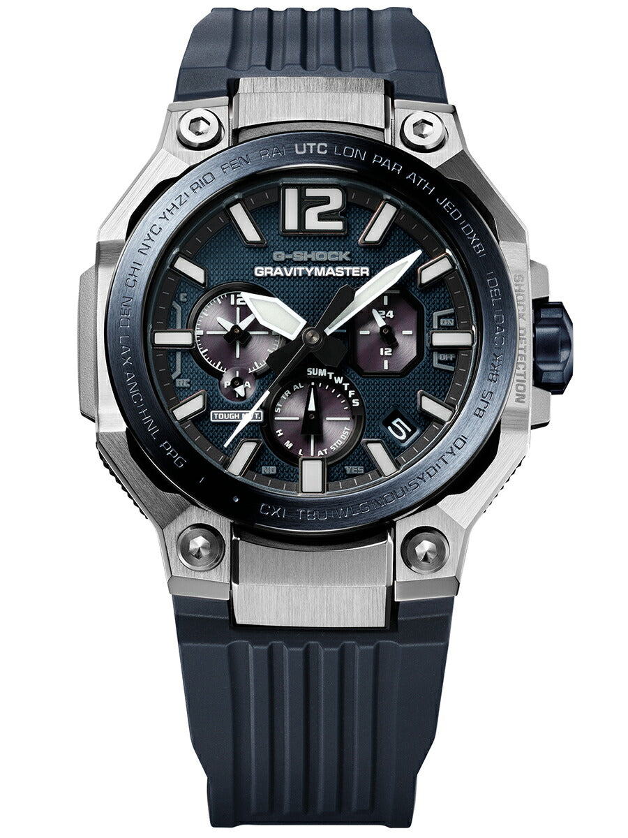 G-SHOCK グラビティマスター GWR-B3000A-2AJF メンズ 電波ソーラー Bluetooth アナログ ネイビー MASTER OF G