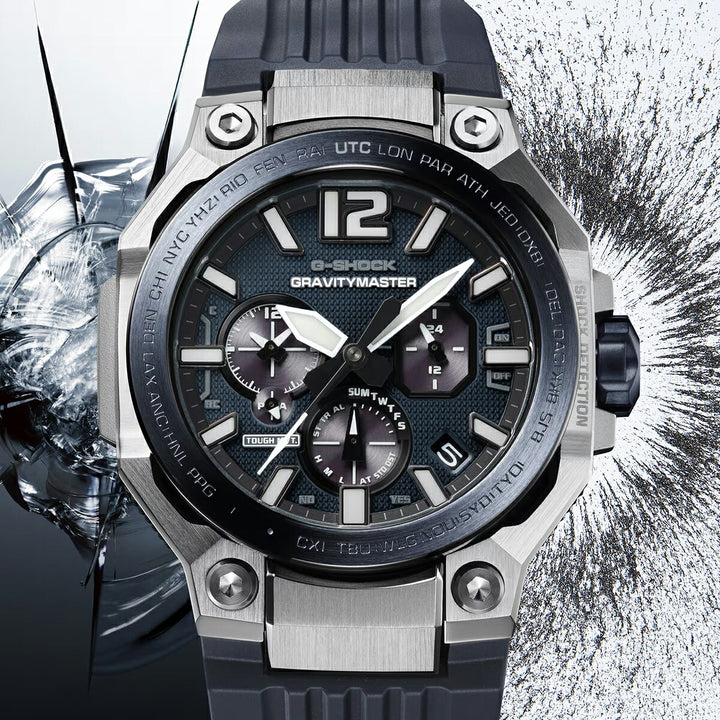 G-SHOCK グラビティマスター GWR-B3000A-2AJF メンズ 電波ソーラー Bluetooth アナログ ネイビー MASTER OF G