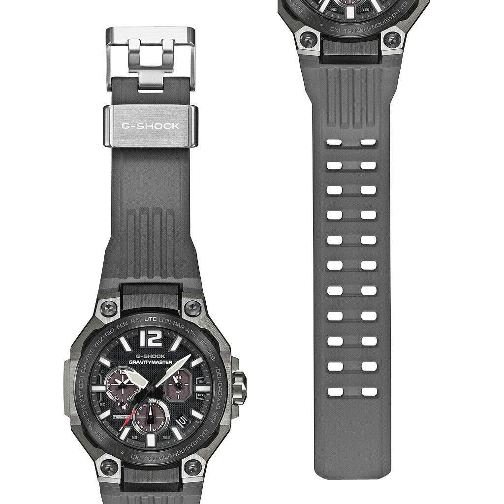 G-SHOCK グラビティマスター GWR-B3000B-8AJF メンズ 電波ソーラー Bluetooth アナログ グレー MASTER OF G