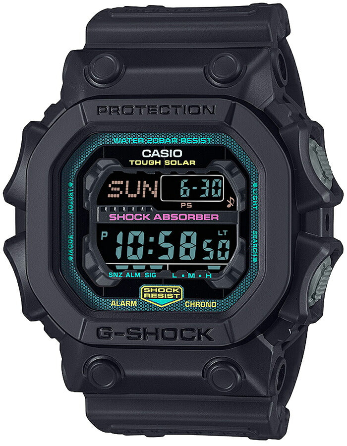 G-SHOCK Multi Fluorescent color 蛍光色デザイン GX-56MF-1JF メンズ 腕時計 ソーラー デジタル ビッグケース 反転液晶 国内正規品 カシオ