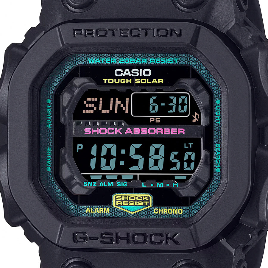 G-SHOCK Multi Fluorescent color 蛍光色デザイン GX-56MF-1JF メンズ 腕時計 ソーラー デジタル ビッグケース 反転液晶 国内正規品 カシオ