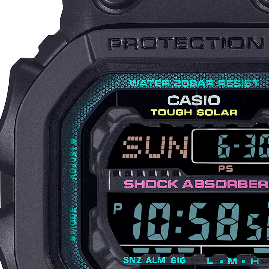 G-SHOCK Multi Fluorescent color 蛍光色デザイン GX-56MF-1JF メンズ 腕時計 ソーラー デジタル ビッグケース 反転液晶 国内正規品 カシオ