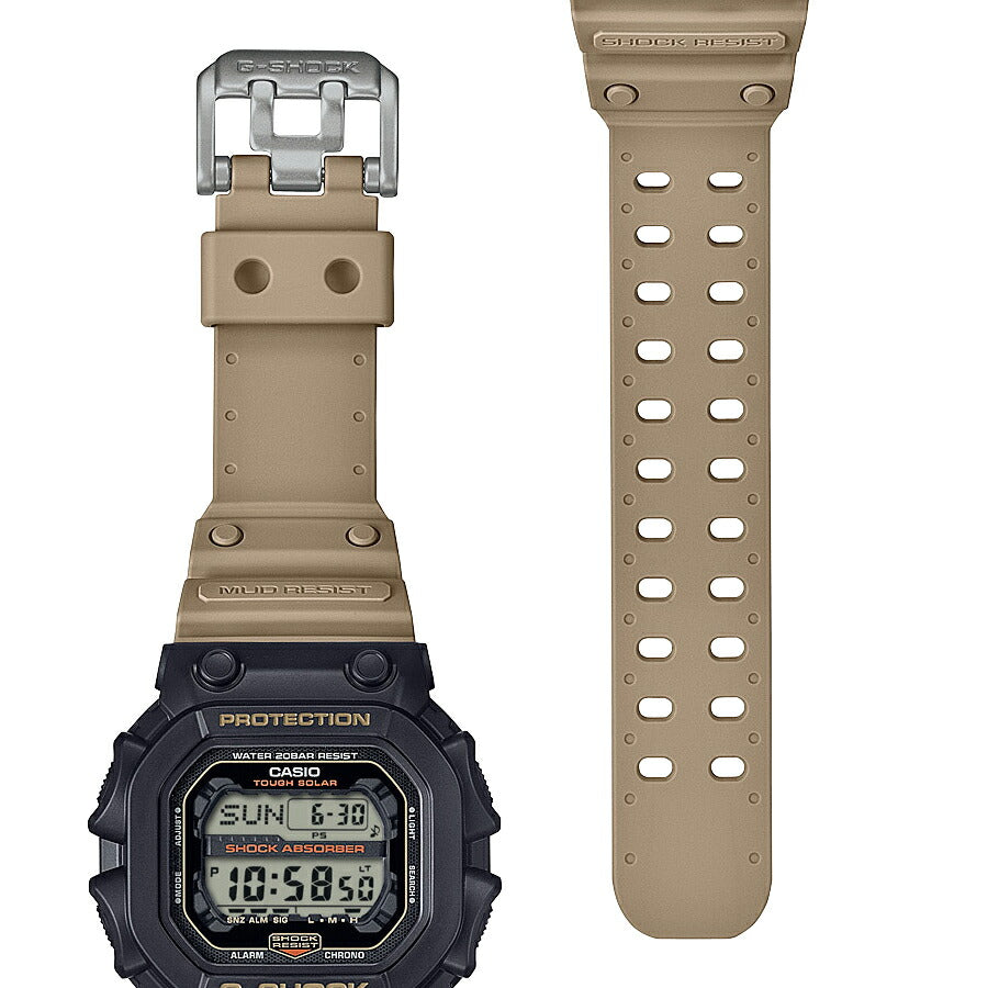 G-SHOCK Two tone utility colors GX-56TU-1A5JF メンズ 腕時計 ソーラー デジタル ビッグケース ブラック カーキ 国内正規品 カシオ