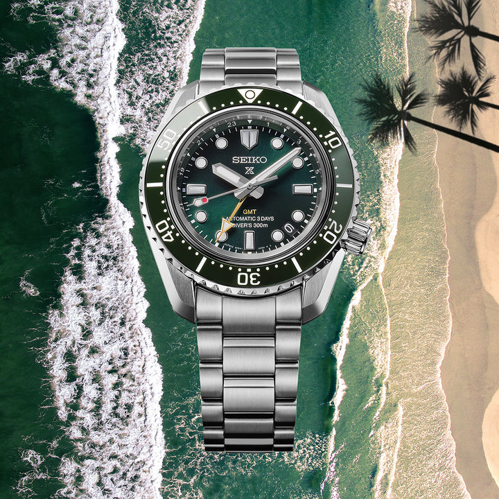 セイコー プロスペックス メカニカル ダイバーズ 1968 ヘリテージ GMT HBC001J メンズ 腕時計 機械式 グリーンダイヤル