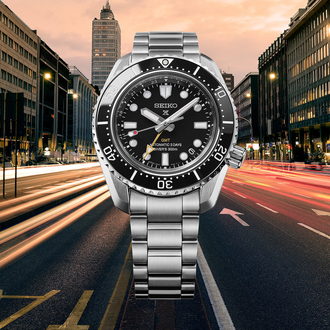 セイコー プロスペックス メカニカル ダイバーズ 1968 ヘリテージ GMT HBC002J メンズ 腕時計 機械式 ブラックダイヤル