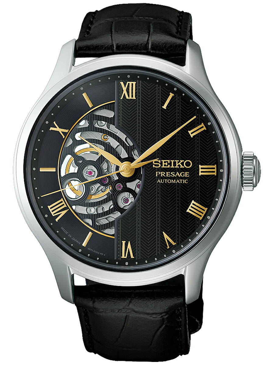SEIKO PRESAGE 自動巻き腕時計 オールブラック プレザージュ｜PRESAGE – THE CLOCK HOUSE公式オンラインストア