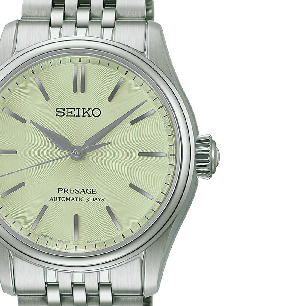 セイコー プレザージュ クラシックシリーズ 3針 38mm 若竹色ダイヤル HCC002J メンズ メカニカル 自動巻き メタルバンド