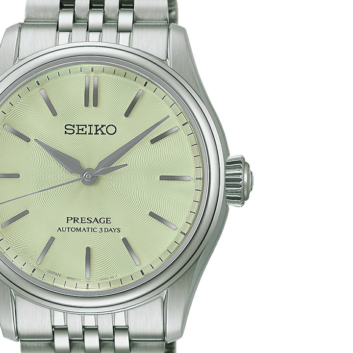 セイコー プレザージュ クラシックシリーズ 3針 38mm 若竹色ダイヤル HCC002J メンズ メカニカル 自動巻き メタルバンド