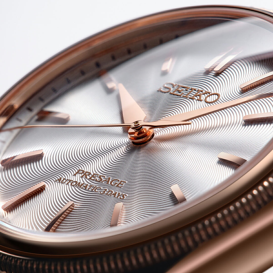 セイコー プレザージュ クラシックシリーズ 富岡シルク推進機構 限定モデル HCC010J メンズ メカニカル 自動巻き 革ベルト