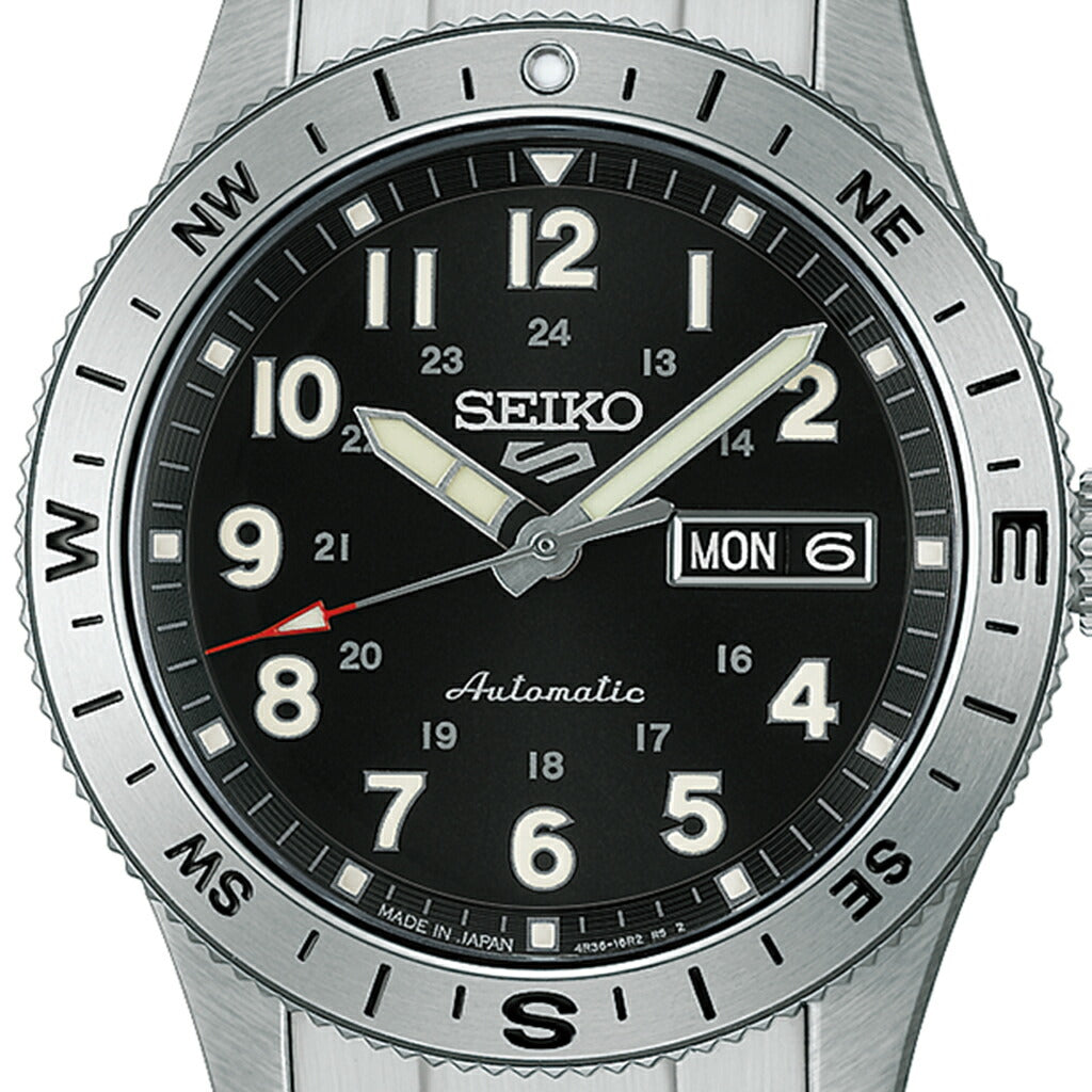 SEIKO 5 スポーツ フィールドシリーズ 自動巻き腕時計 ブラック Seiko 5 SEIKO 腕時計 セイコー 日本製 セイコー5スポーツ フィールド