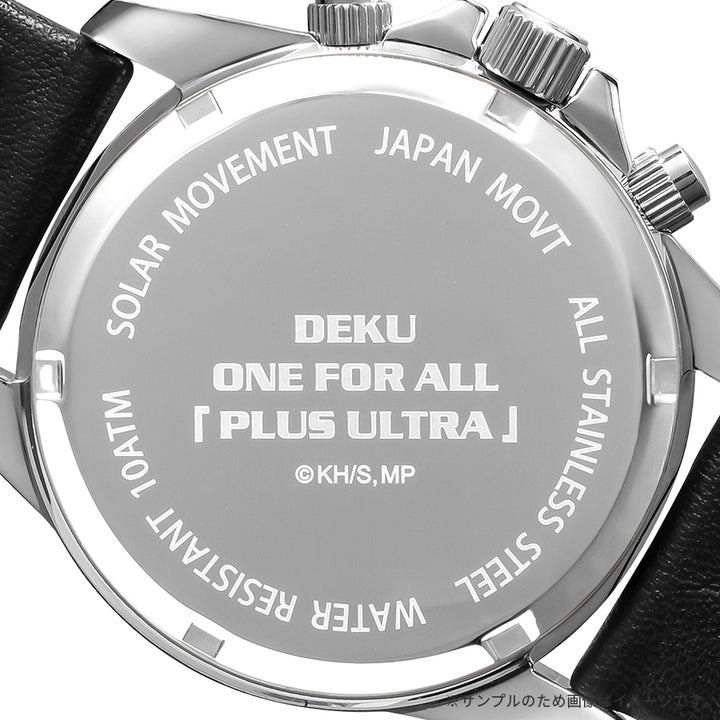 エンジェルクローバー 僕のヒーローアカデミア コラボレーションモデル 緑谷出久 HE40-DE メンズ ソーラー クロノグラフ 革ベルト