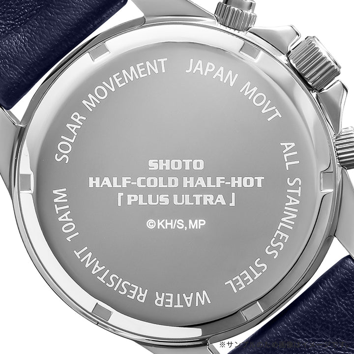 エンジェルクローバー 僕のヒーローアカデミア コラボレーションモデル 轟焦凍 HE40-SH メンズ ソーラー クロノグラフ 革ベルト