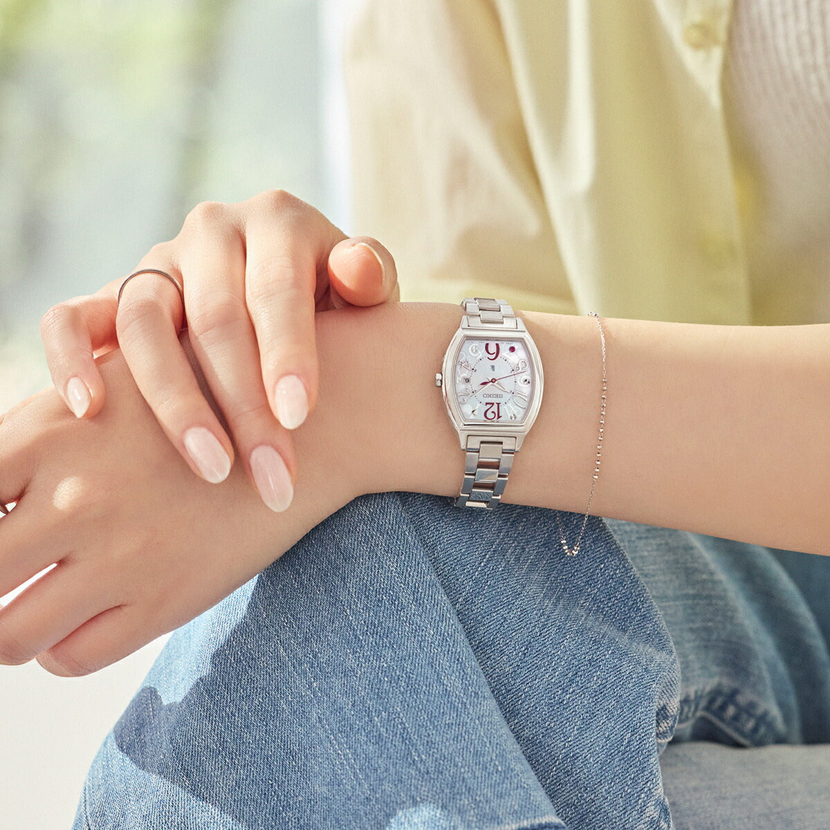 SEIKO☆LUKIA☆レディース電場ソーラー腕時計 LUKIA （豪華おまけ有） ルキア セイコー 電波 ソーラー 腕時計