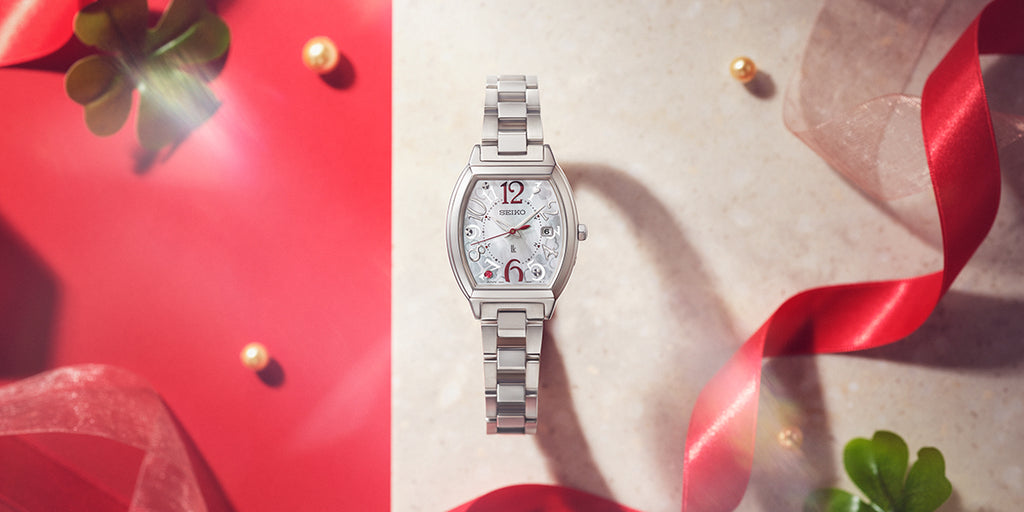 セイコー ルキア ハッピーコレクション 限定モデル HEE002J レディース ソーラー電波 トノー 白蝶貝ダイヤル