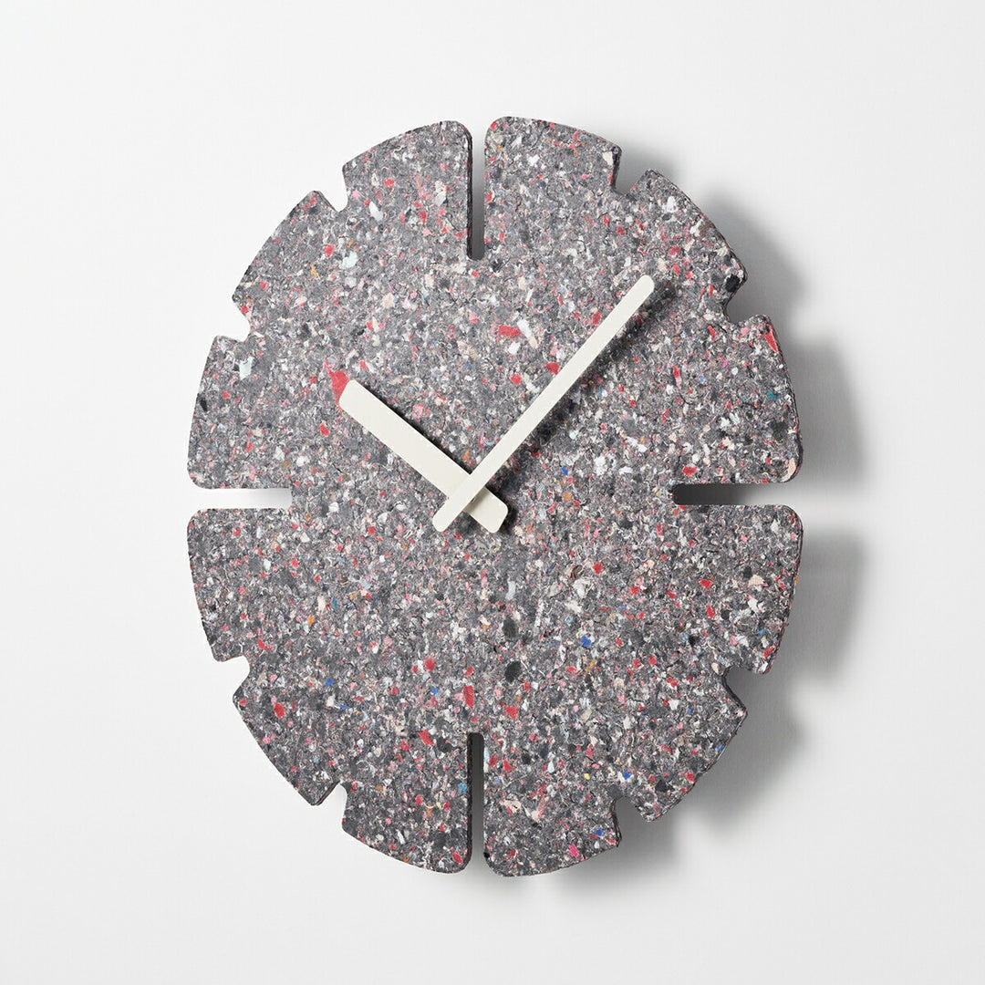 タカタレムノス 掛け時計 デザインオブジェクト パネコ クロック ストーン ミドル スリット丸 クオーツ 電池式 五十嵐 久枝 HIL22-11AMID