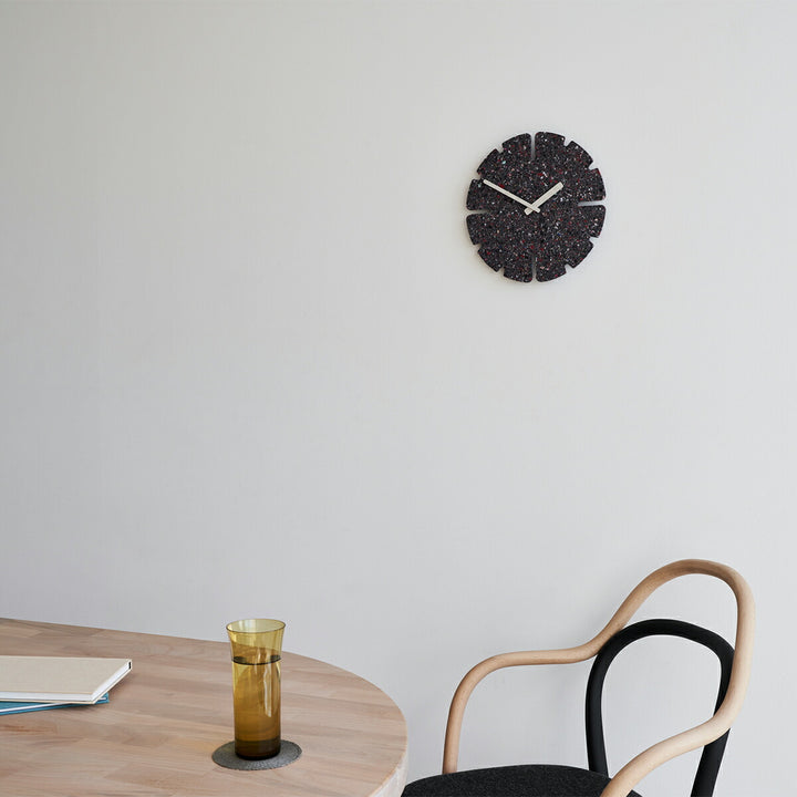 タカタレムノス 掛け時計 デザインオブジェクト パネコ クロック ストーン ミドル スリット丸 クオーツ 電池式 五十嵐 久枝 HIL22-11AMID