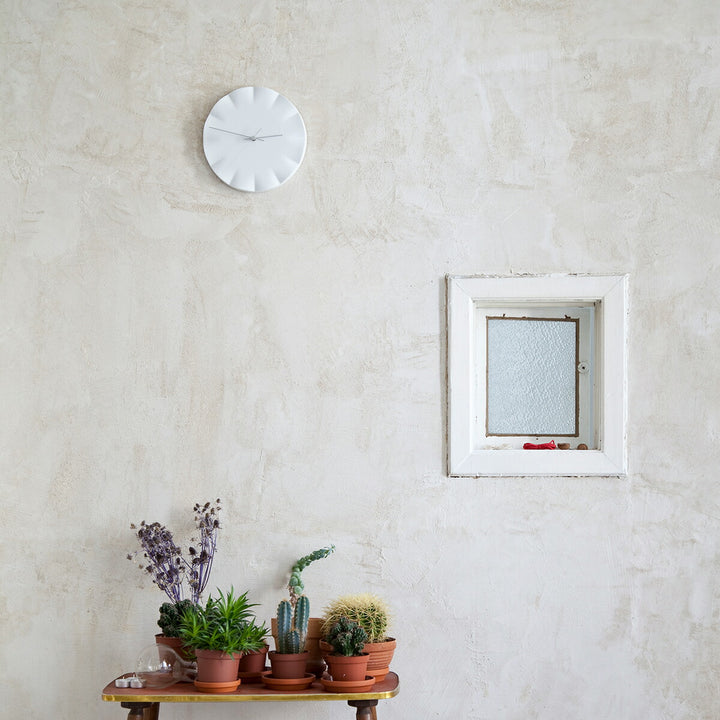 タカタレムノス 掛け時計 デザインオブジェクト キフク クオーツ 電池式 磁器 スイープセコンド 橋田 規子 HN12-09