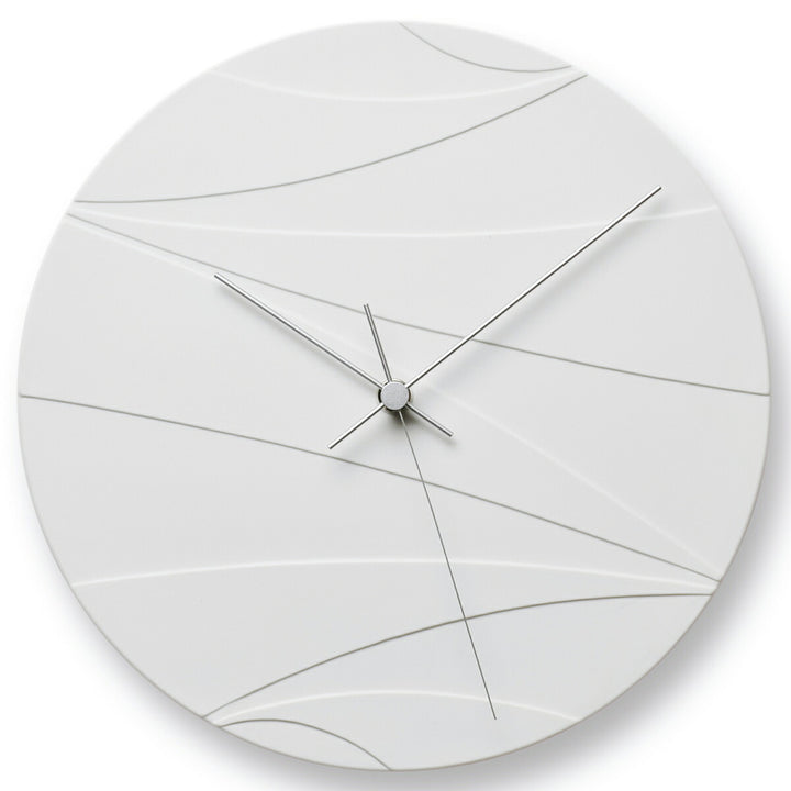 タカタレムノス 掛け時計 デザインオブジェクト クラウディド ムーン クオーツ 電池式 磁器 スイープセコンド 橋田 規子 HN23-01