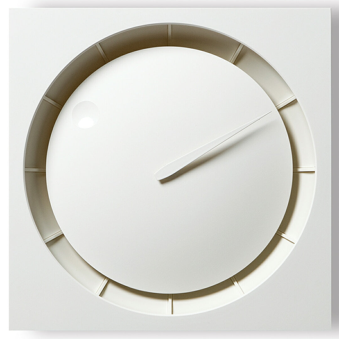 タカタレムノス 掛け時計 デザインオブジェクト ホーラ ホワイト クオーツ 電池式 川崎 和男 HOLAWH