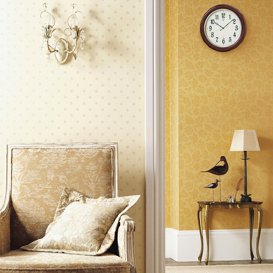 SEIKO EMBLEM 電波掛時計 HS521B 木枠　ブラウン　木目 HS521B | スタンダード | セイコーウオッチ株式会社